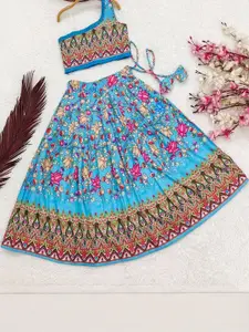 Shoryam Fashion Girls Viscose Rayon Ready to Wear Lehenga Choli