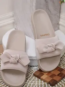 CHUPPS Women Solid Sliders