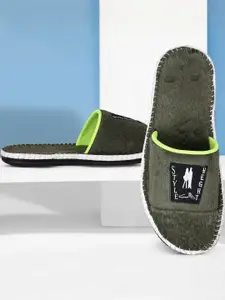 Style Height Men Green Flip Flops