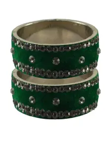 Vidhya Kangan Women Green Brass Bangle
