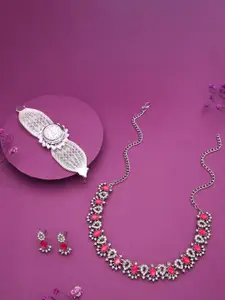 Anouk Gold-Plated Bracelet & Necklace Set