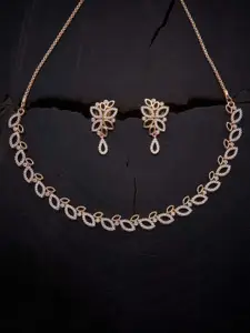 Anouk Gold-Plated Earring & Necklace Set