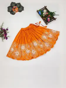 Shoryam Fashion Girls Art Silk Ready to Wear Lehenga Choli