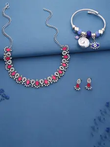 Anouk Gold-Plated Bracelet & Necklace Set