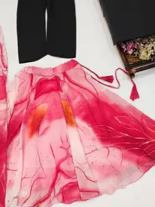 Shoryam Fashion Girls Silk Georgette Ready to Wear Lehenga Choli