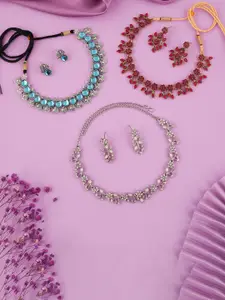 Anouk Gold-Plated Earring & Necklace Set