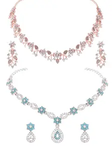 Anouk Gold-Plated Earring & Necklace Set