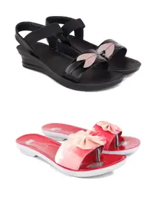 PENNEN Women Multicoloured Thong Flip-Flops