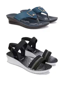 PENNEN Women Multicoloured Thong Flip-Flops