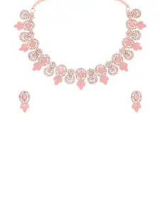 Anouk Gold-Plated Earring & Necklace Set