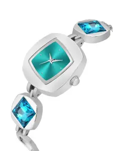 SZN Women Dial & Stainless Steel Straps Analogue Watch Pari BlueSZNN