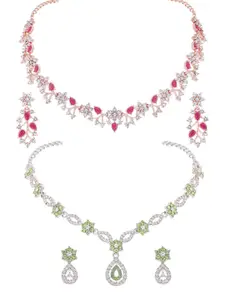 Anouk Gold-Plated Earring & Necklace Set