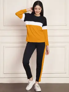 DTR FASHION Striped T-Shirt With Trousers Co-Ords