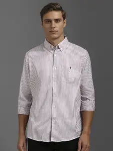 Louis Philippe Sport Men Slim Fit Striped Casual Shirt