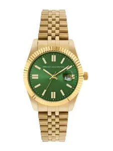 French Connection Men Dial & Stainless Steel Bracelet Style Straps Analogue Watch FCP41NGM