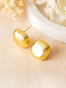 SWASHAA Maple 18K Gold Plated Square Hoop Earrings