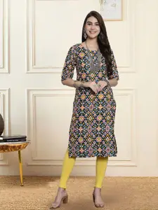 Anouk Rustic Women Ethnic Motifs Printed Crepe Kurta