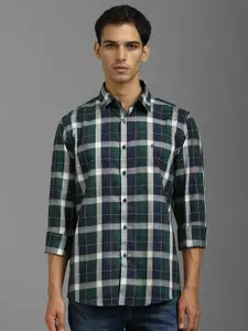 Louis Philippe Sport Men Tartan Checks Checked Slim Fit Casual Shirt