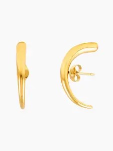 SWASHAA Clara 18KT Gold Plated Stainless Steel Circular Ear Cuff Earrings
