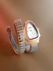 French Connection Women Printed Dial & Wrap Around Straps Analogue Watch FCN0132SRTM