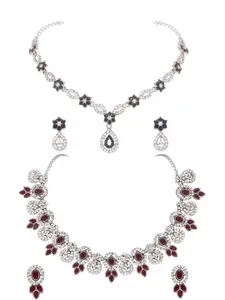 Anouk Gold-Plated Earring & Necklace Set
