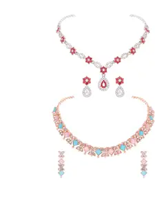 Anouk Gold-Plated Earring & Necklace Set