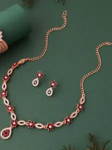 Anouk Gold-Plated Bracelet & Necklace Set