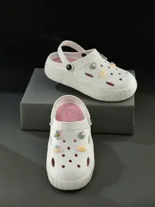 Campus Women Self Design Clogs Flip Flops