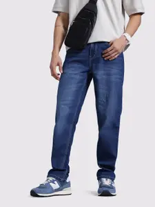 The Roadster Life Co. Men Mid-Rise Light Fade Stretchable Relaxed Fit Jeans