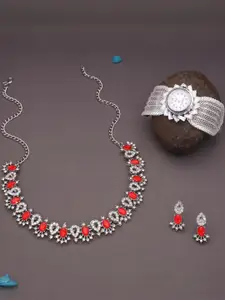 Anouk Gold-Plated Bracelet & Necklace Set