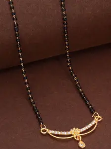 Anouk Gold-Plated Mangalsutra & Bangles