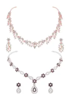 Anouk Gold-Plated Earring & Necklace Set