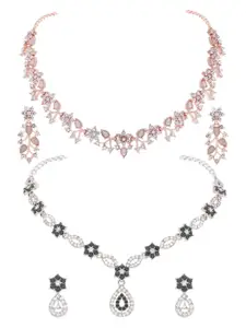 Anouk Gold-Plated Earring & Necklace Set