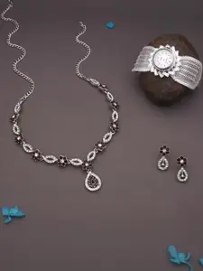 Anouk Gold-Plated Bracelet & Necklace Set