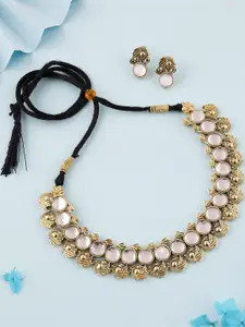 Anouk Gold-Plated Earring & Necklace Set