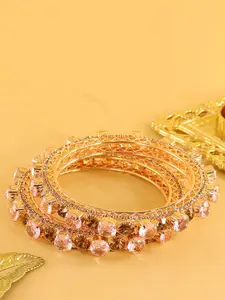 LAVAZZA Set Of 2 American Diamond Studded Bangles