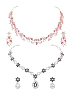 Anouk Gold-Plated Earring & Necklace Set