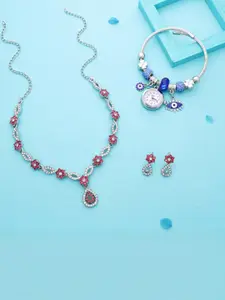 Anouk Gold-Plated Bracelet & Necklace Set