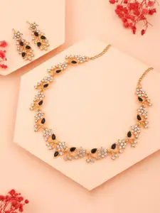 Anouk Gold-Plated Earring & Necklace Set