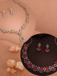 Anouk Gold-Plated Earring & Necklace Set