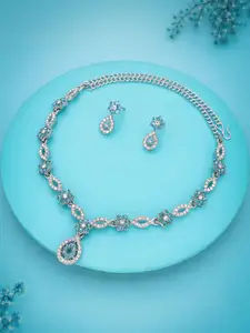 Anouk Gold-Plated Earring & Necklace Set