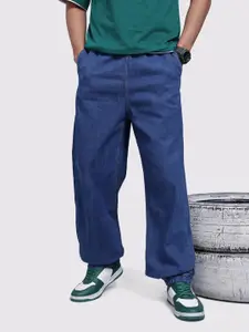 The Roadster Life Co. Men Pure Cotton Parachute Fit Joggers