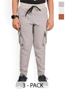 BAESD Boys Pack Of 3 Mid Rise Cargos