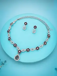 Anouk Gold-Plated Earring & Necklace Set