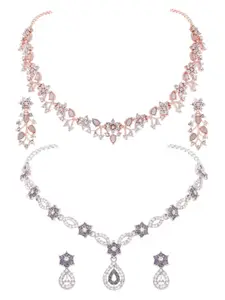 Anouk Gold-Plated Earring & Necklace Set