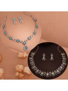 Anouk Gold-Plated Earring & Necklace Set