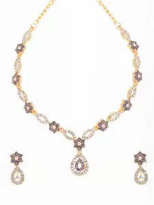 Anouk Gold-Plated Earring & Necklace Set