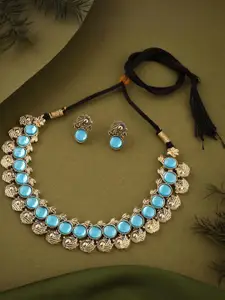 Anouk Gold-Plated Earring & Necklace Set