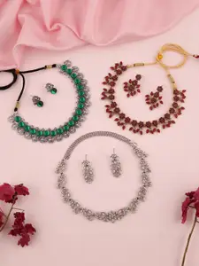 Anouk Gold-Plated Earring & Necklace Set