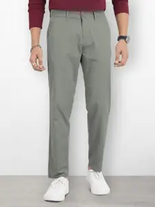 The Roadster Life Co. Men Mid-Rise Straight Fit Cotton Chinos